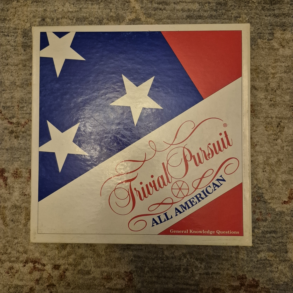 Vintage Trivial Pursuit All American Edition COMPLETE‎